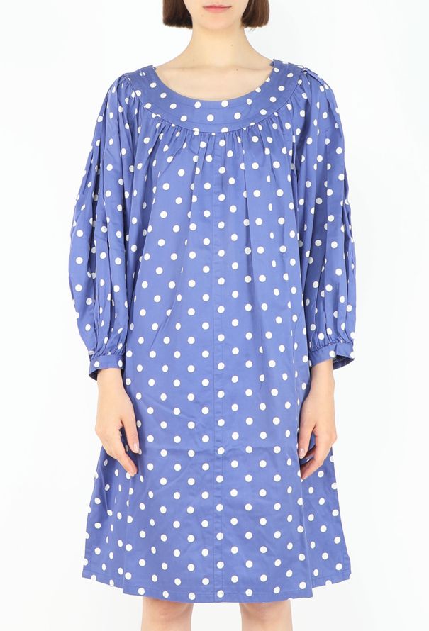 Saint Laurent '80s Boat-Neck Cotton Dress - 3