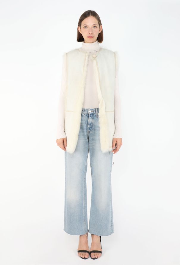 Hermès Shearling-Lined Belted Fur Vest - 6