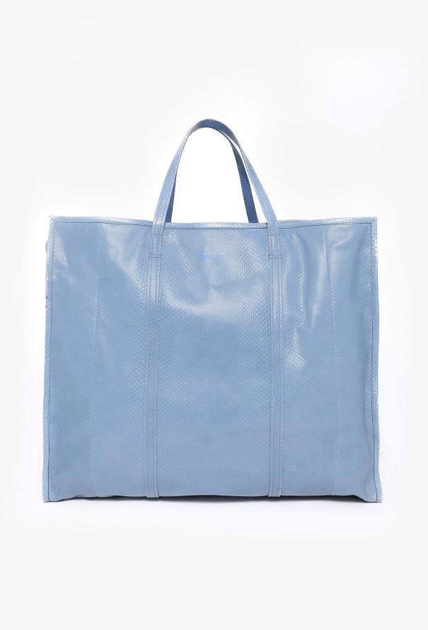Balenciaga S/S 2017 Python Bazar XL Shopper Bag - 1