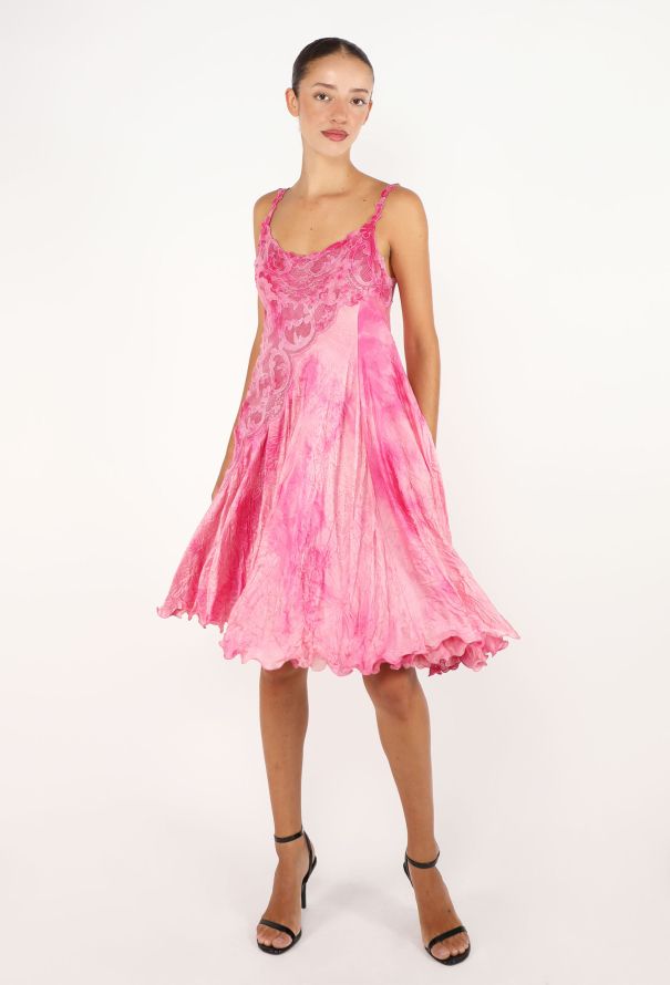 Gianni Versace Crushed Lace Dress, S/S 1994 - 3