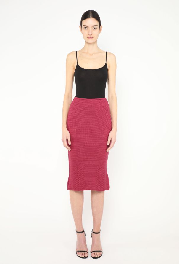 John Galliano Rare F/W 1999 Torsade Knit Ensemble - 4 John Galliano Rare F/W 1999 Torsade Knit Ensemble - 4