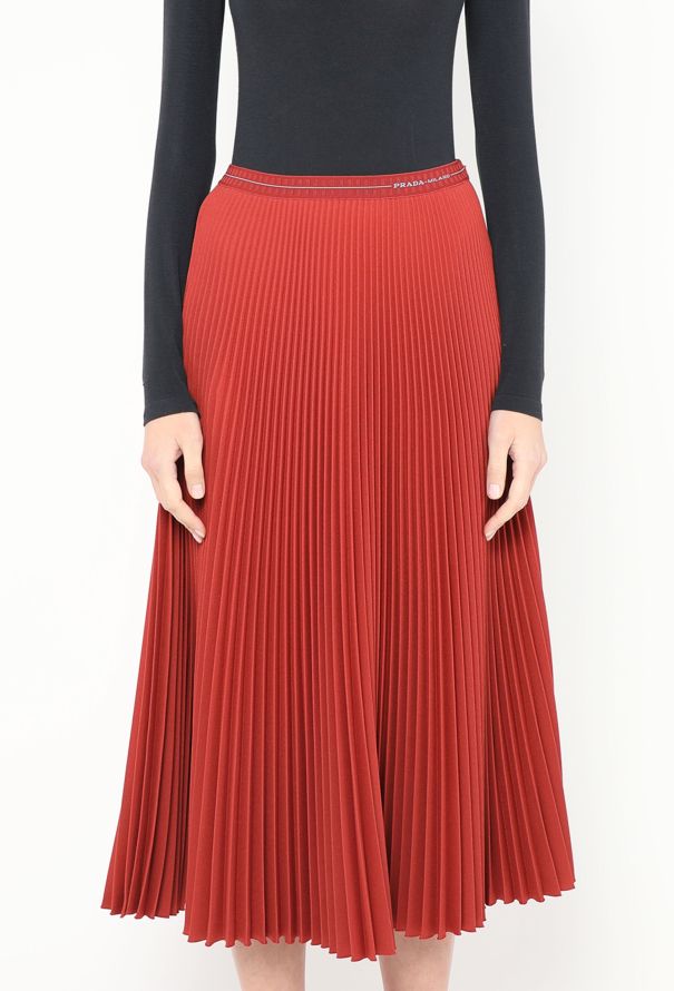 スカート PRADA Twill skirt 送料無料》PRADA Printed twill midi-skirt (PRADA/スカート