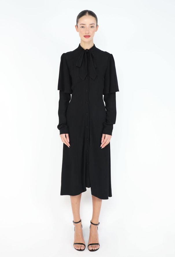 Ossie Clark '70s Angel-Sleeve Crêpe Dress - 2