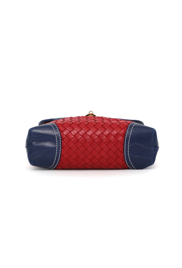 Bottega Veneta Vintage Tricolor Intrecciato Crossbody Bag - 7