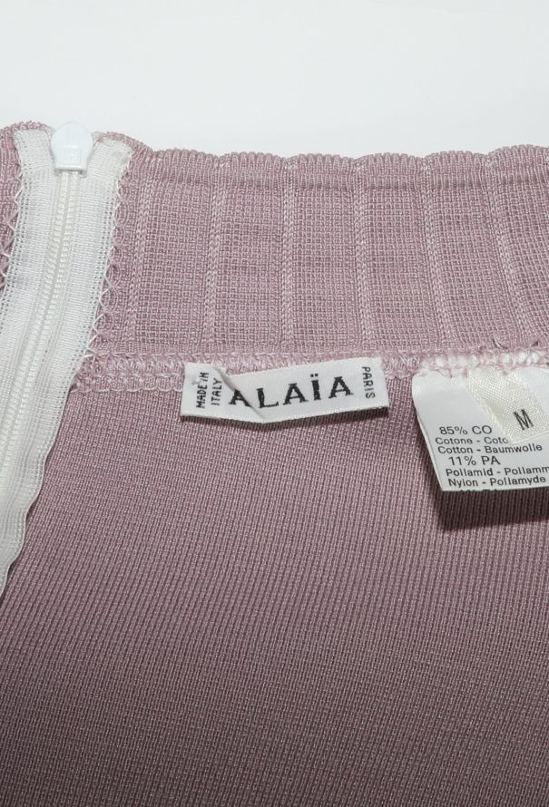 Alaïa 1992 Scalloped Off-Shoulder Dress - 6