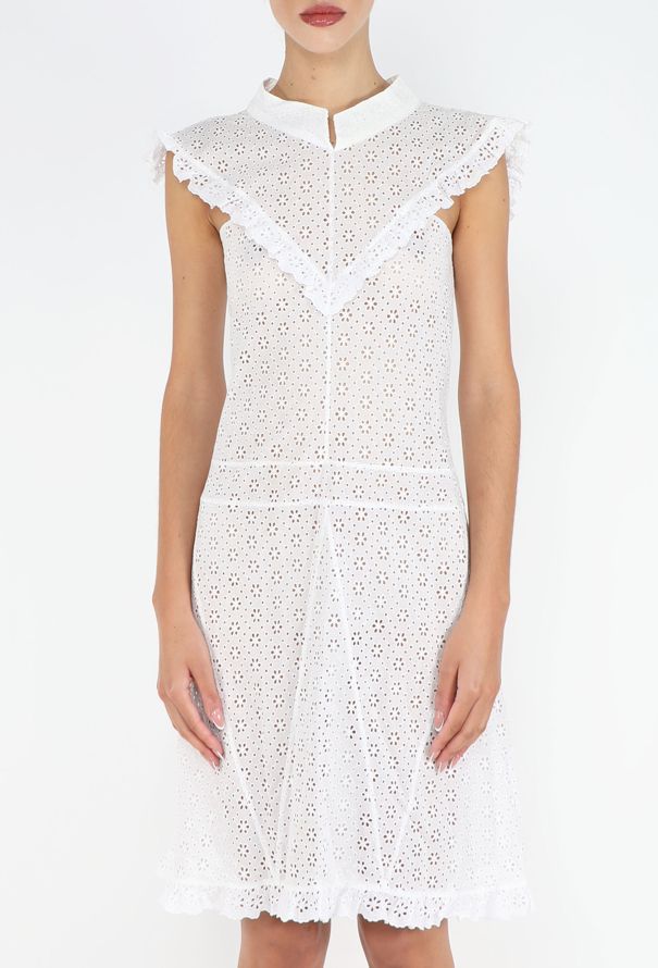 Chanel S/S 2001 Broderie Anglaise Day Dress - 2