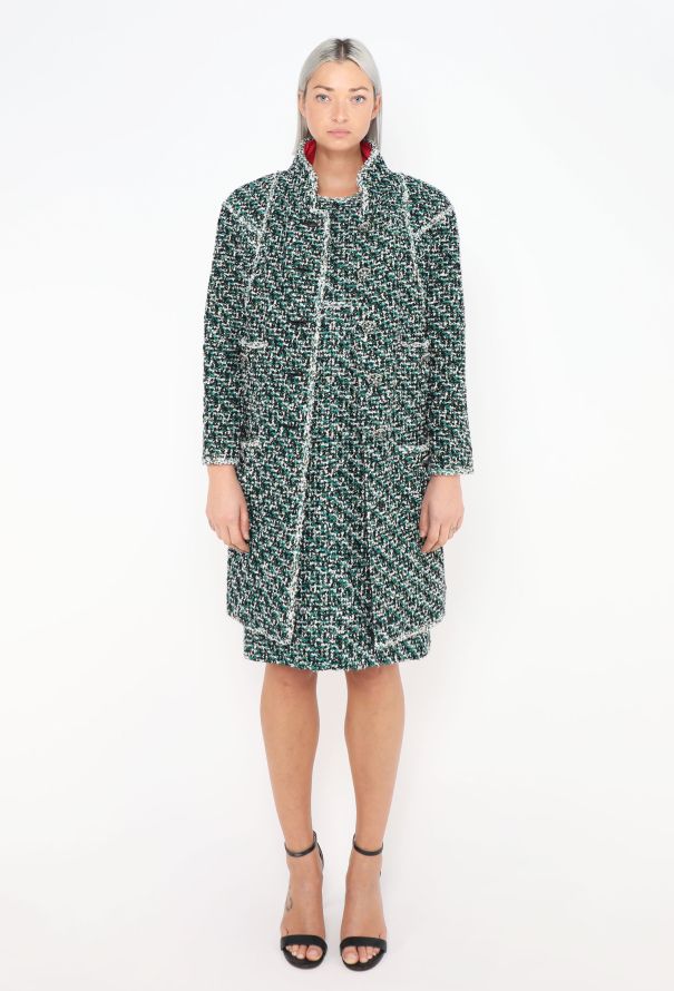 Chanel Haute Couture S/S 2018 Lesage Tweed Coat Ensemble - 5