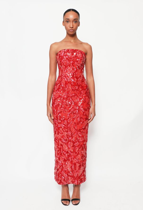 Halston COLLECTOR '70s Couture Sequin Gown - 1