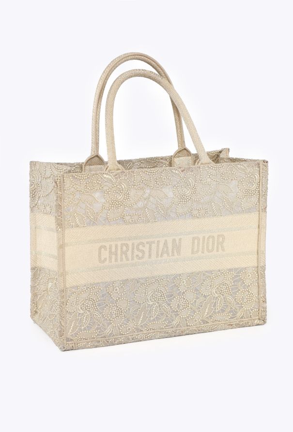 Dior Embroidered Macrame Medium Book Tote - 2