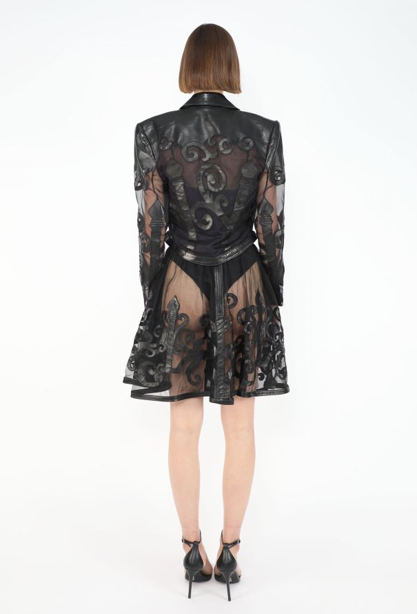 Jitrois Leather Patchwork Ensemble, 1980s - 7
