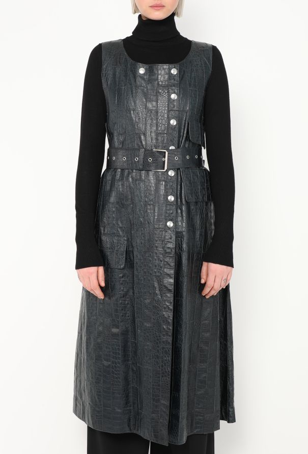 Céline COLLECTOR F/W 2016 Embossed Leather Trench - 5 Céline COLLECTOR F/W 2016 Embossed Leather Trench - 5
