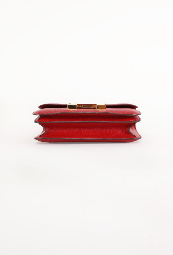 Hermès Mini Constance 18 Epsom Rouge Casaque - 8