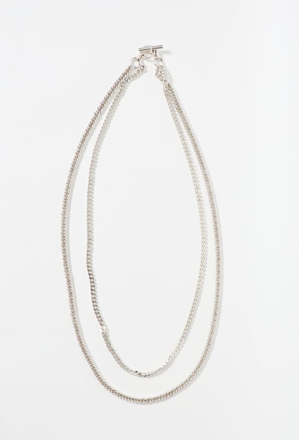 Hermès Silver Chaîne d'Ancre Chainlink Sautoir - 1