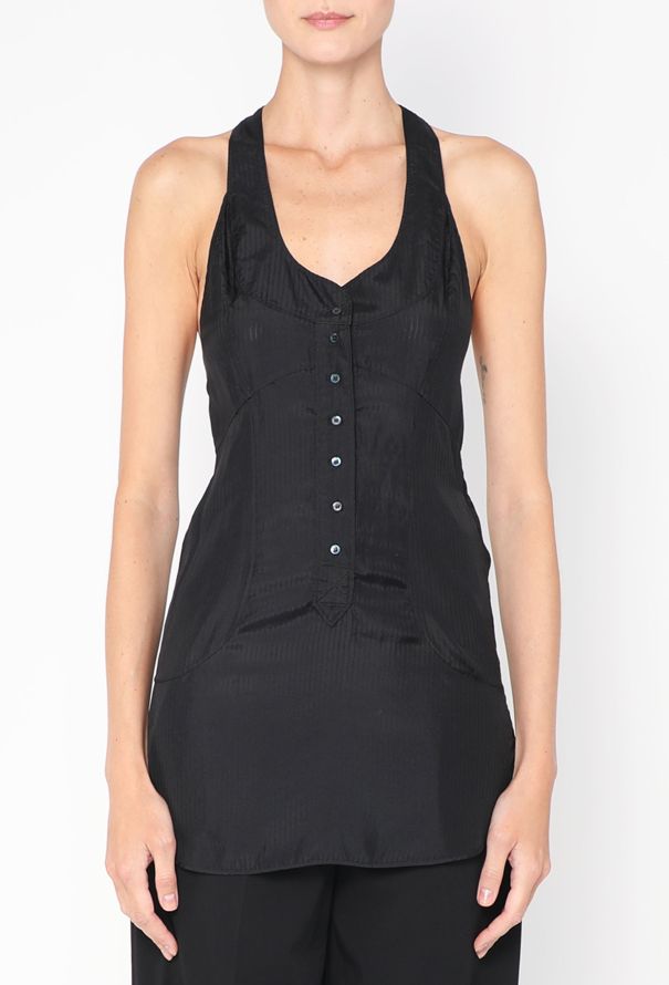 Balenciaga 2002 Silk Racerback Tank - 2 Balenciaga 2002 Silk Racerback Tank - 2