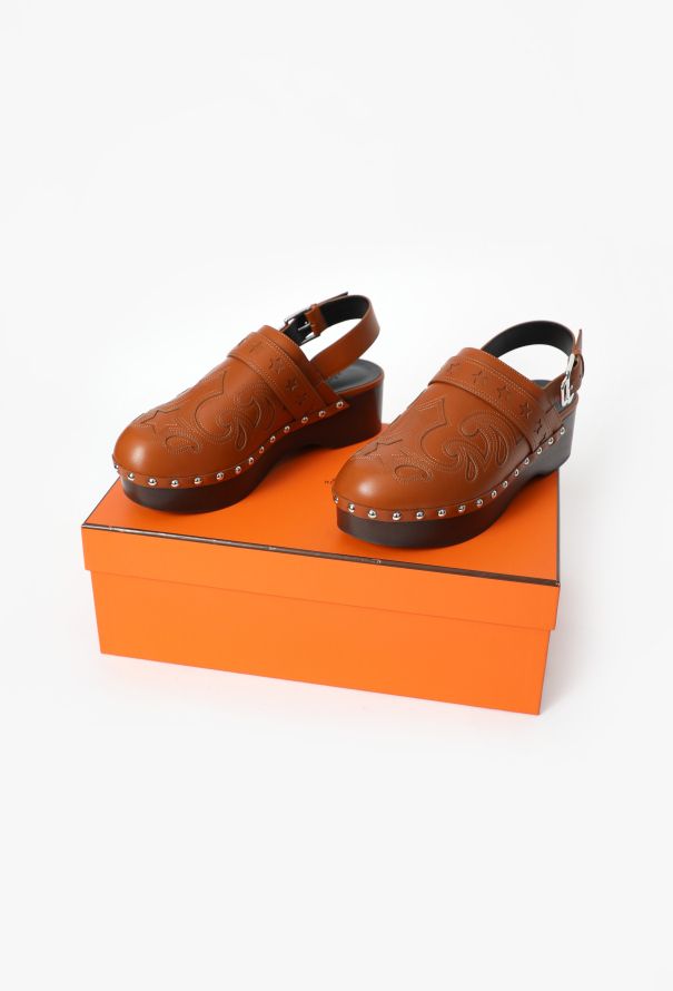 Hermès 2025 Studded Clogs Hippie Mule - 4