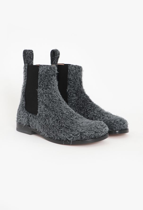 Loewe F/W 2023 Fuzzy Chelsea Boots - 3 Loewe F/W 2023 Fuzzy Chelsea Boots - 3