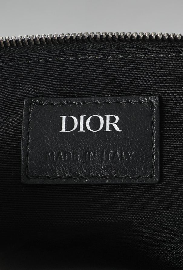 Dior 2022 Diamond Coated Canvas Pouch - 11