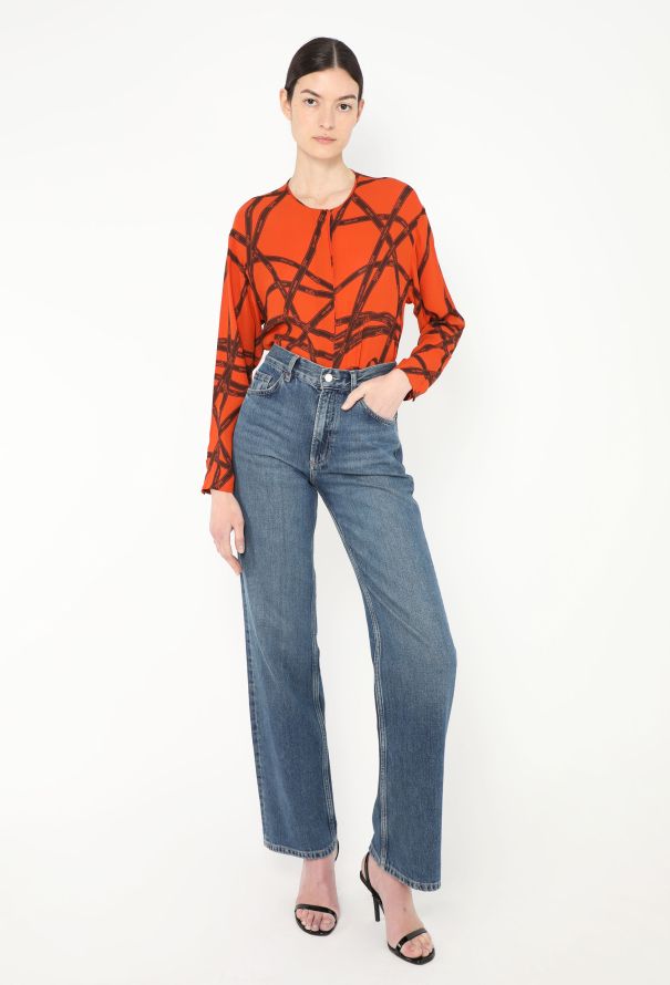 Hermès F/W 2004 Bolducs Silk Blouse - 5 Hermès F/W 2004 Bolducs Silk Blouse - 5