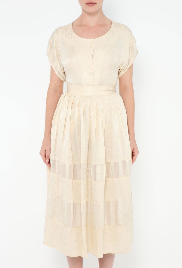 Silk Jacquard Skirt Ensemble - 4