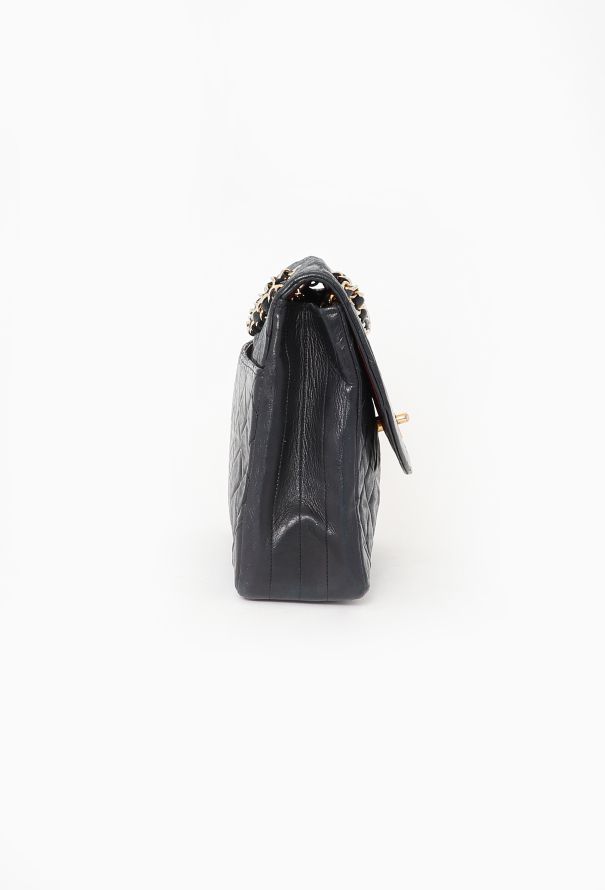 Chanel Navy Paris Double Flap Bag - 5 Chanel Navy Paris Double Flap Bag - 5