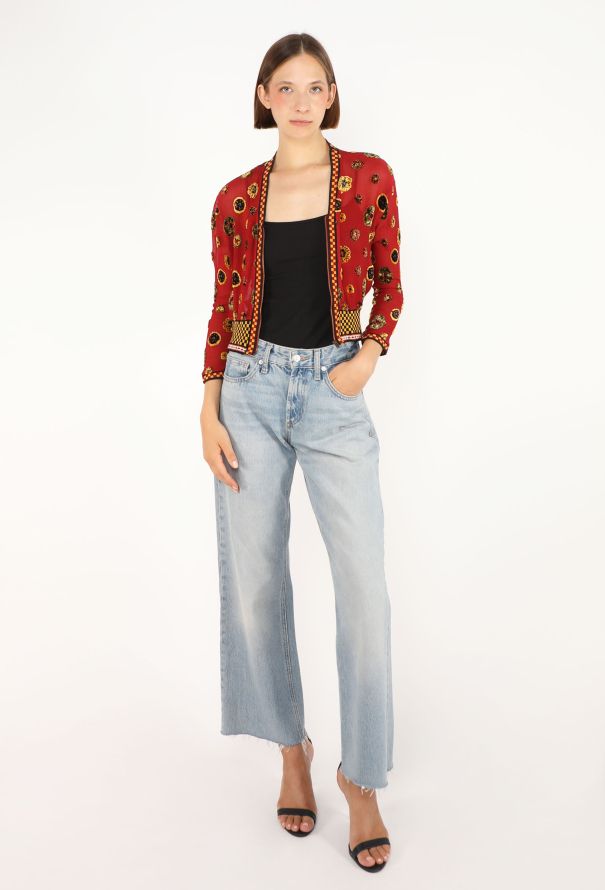 Jean Paul Gaultier Embroidered Chiffon Top, 2001 - 4