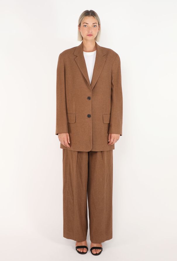 The Row Stonna Felted Cashmere Suit, 2022 - 1