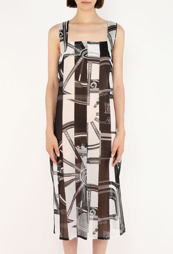 Hermès Berlines Bayadere Voile Beach Dress, 2022 - 3