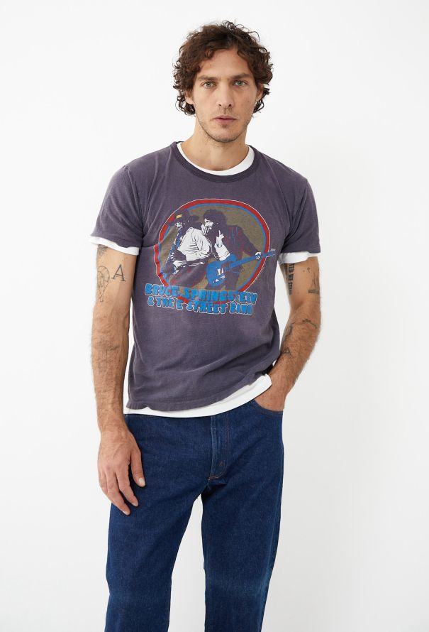 Men's Vintage 1980 Bruce Springsteen World Tour T-Shirt - 1