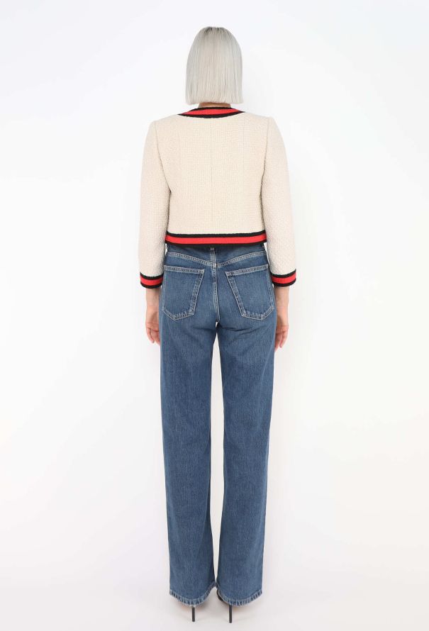 Chanel CAMPAIGN F/W 2001 Bouclé Cropped Jacket - 7