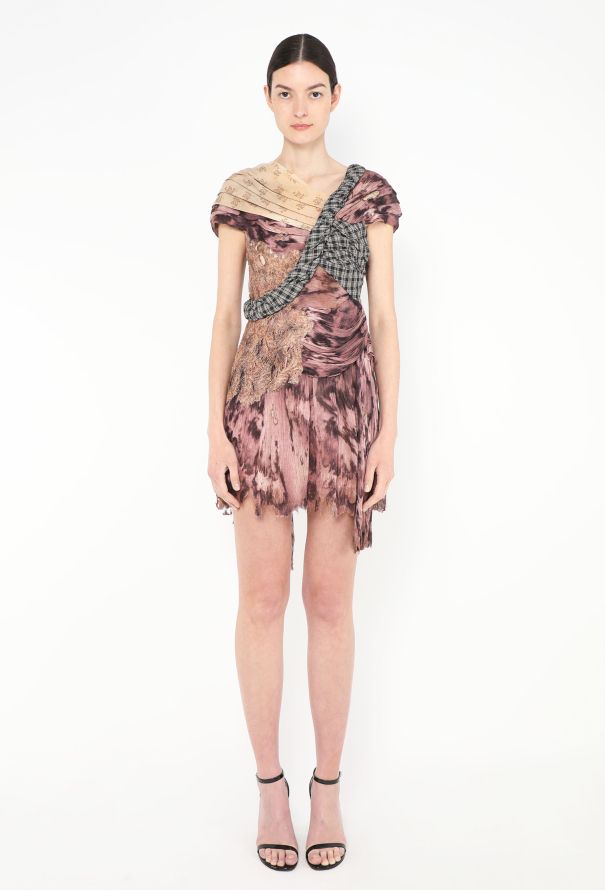 Rodarte S/S 2010 Hand-Painted Distressed Dress - 4