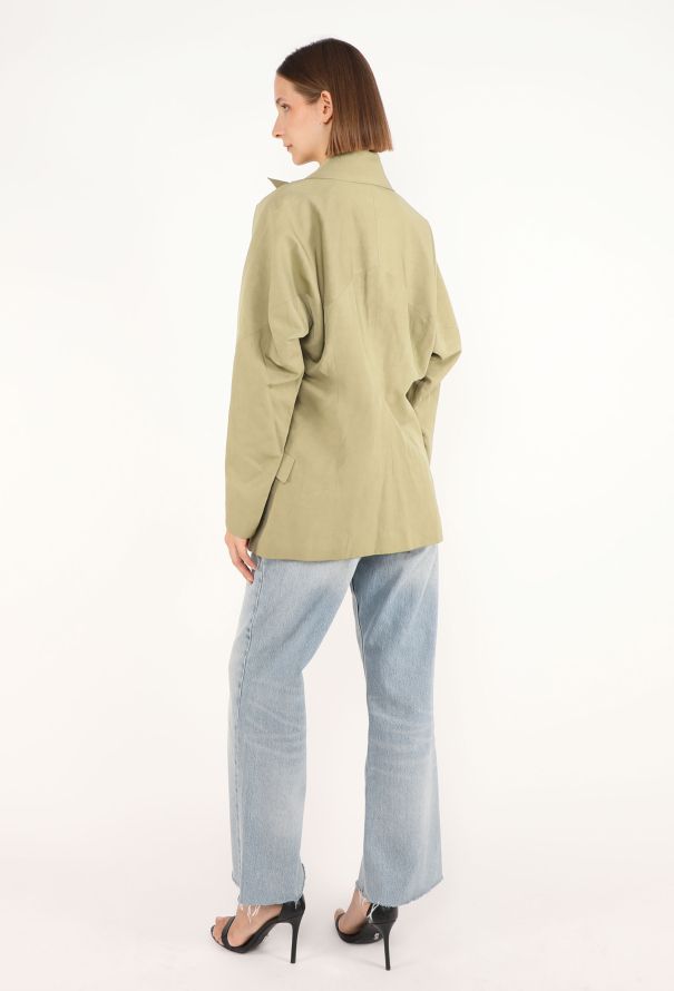 Issey Miyake Cropped Trench Jacket, Early 2000s - 4
