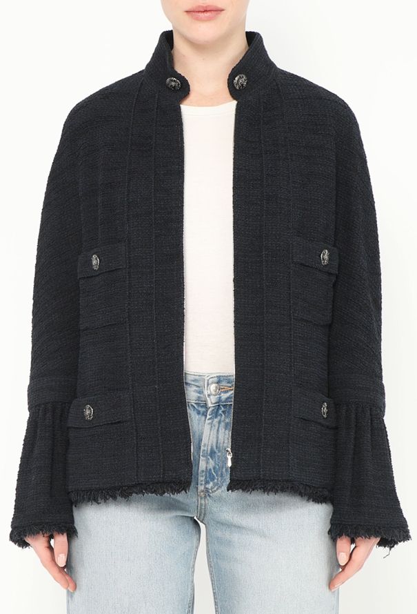 Chanel Resort 2013 Bell Sleeve Bouclé Jacket - 1