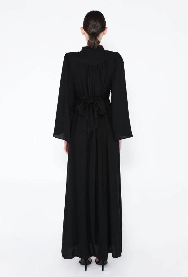 Ossie Clark '70s Plunging Crêpe Dress - 4