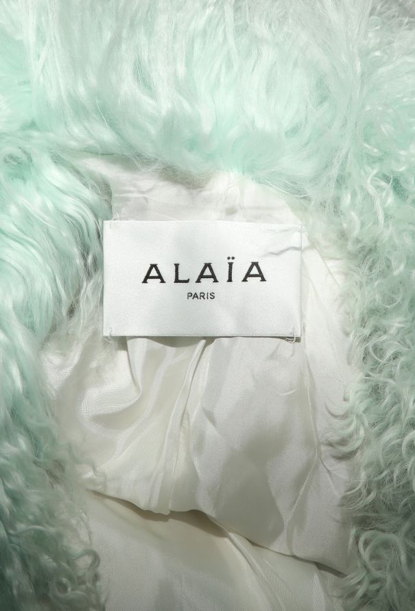 Alaïa S/S 2022 Mongolian Shearling Coat - 7