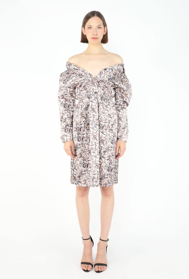 Miu Miu F/W 2025 Off-Shoulder Cotton Dress - 5