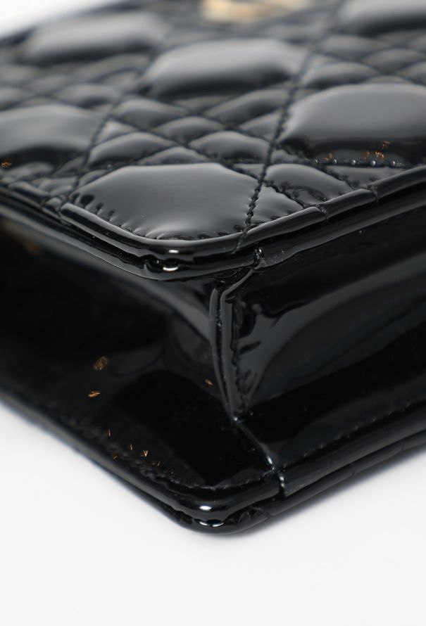 Dior Caro Patent Cannage Pouch - 10