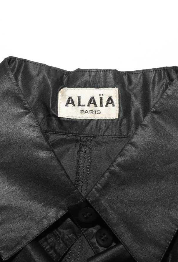 Alaïa S/S 1987 Flared Nylon Silk Dress - 6 Alaïa S/S 1987 Flared Nylon Silk Dress - 6