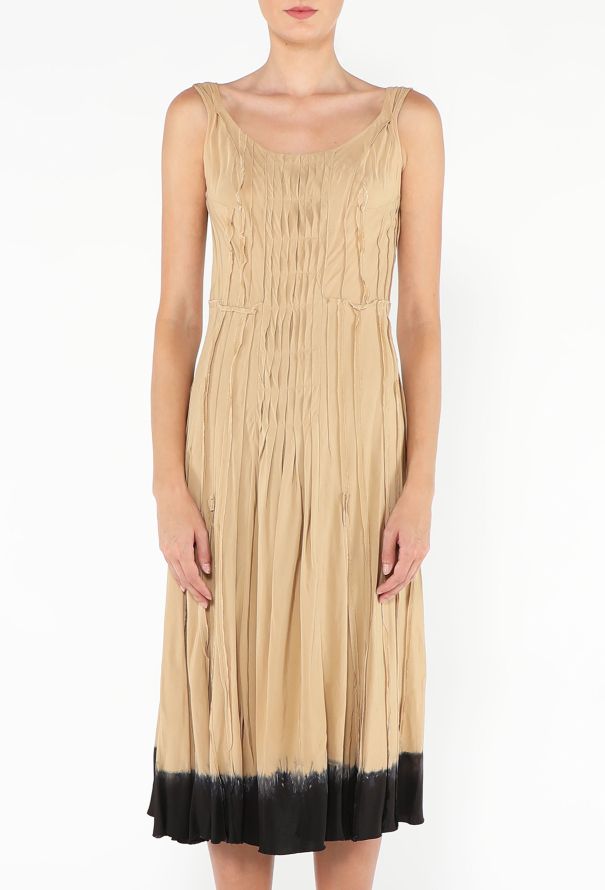 Prada S/S 2004 Pintuck Tie-Dyed Dress - 4