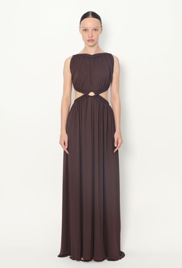 Céline S/S 2017 Twisted Cut-out Jersey Dress - 1