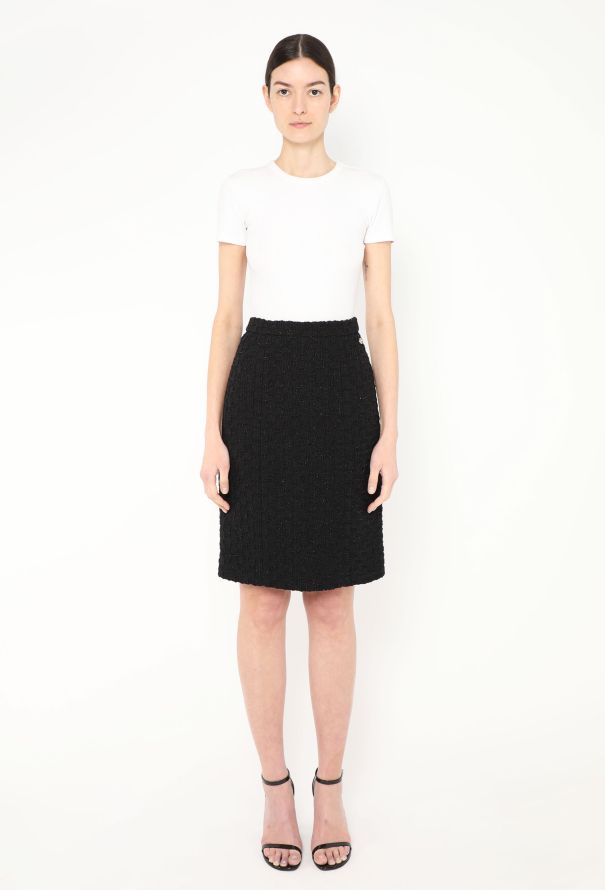 Chanel Resort 2021 Embroidered Tweed Skirt - 4 Chanel Resort 2021 Embroidered Tweed Skirt - 4