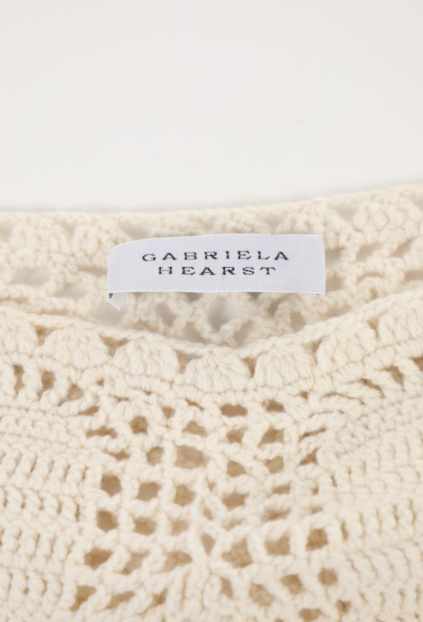 Gabriela Hearst Pre-Fall 2024 Capps Crochet Sweater - 5