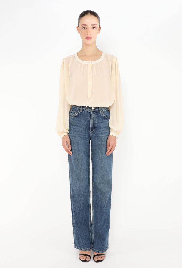 Céline 2024 Silk Georgette Blouse - 4
