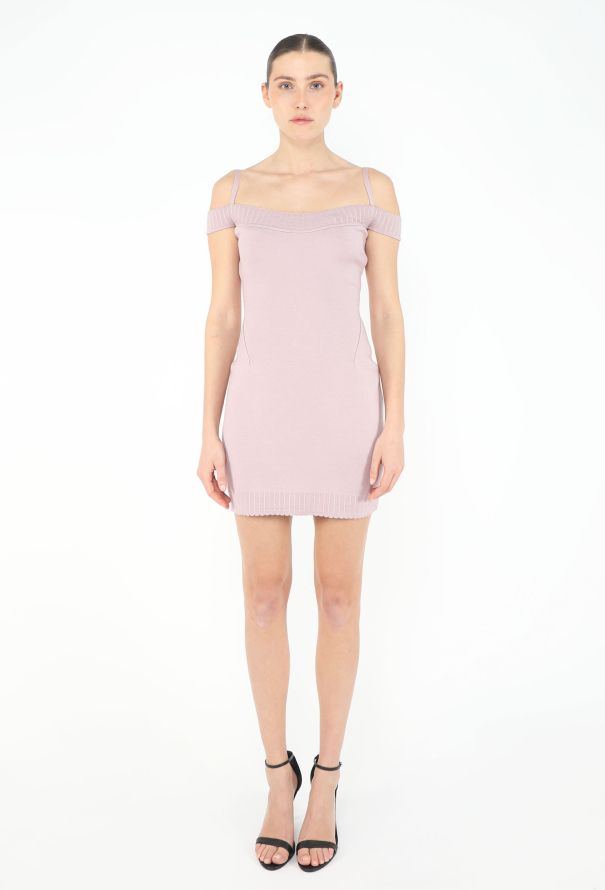 Alaïa 1992 Scalloped Off-Shoulder Dress - 3