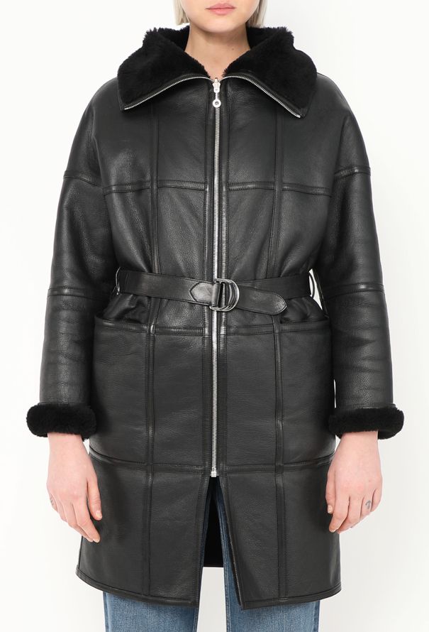 Hermès F/W 2021 Reversible Lambskin Shearling Coat - 3