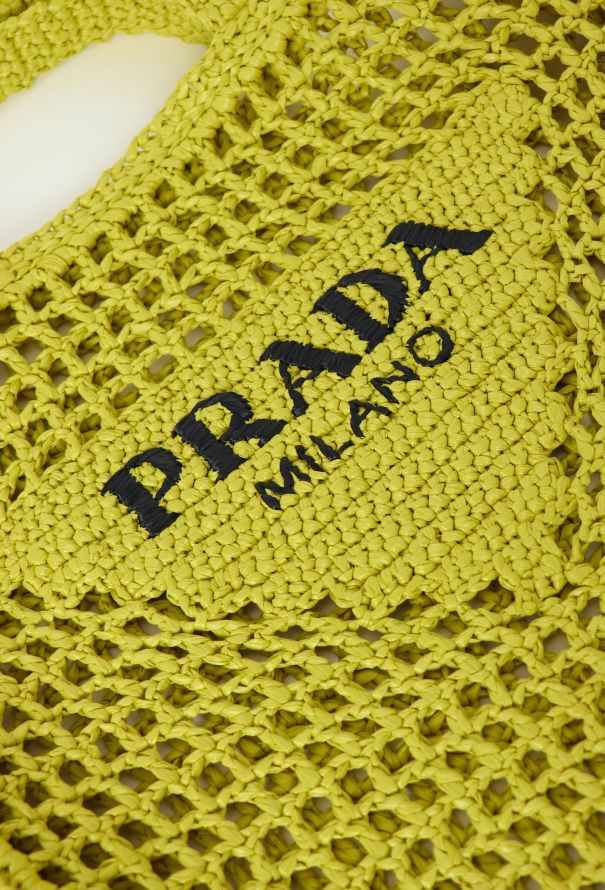 Prada Cedro Crochet Tote Bag - 2