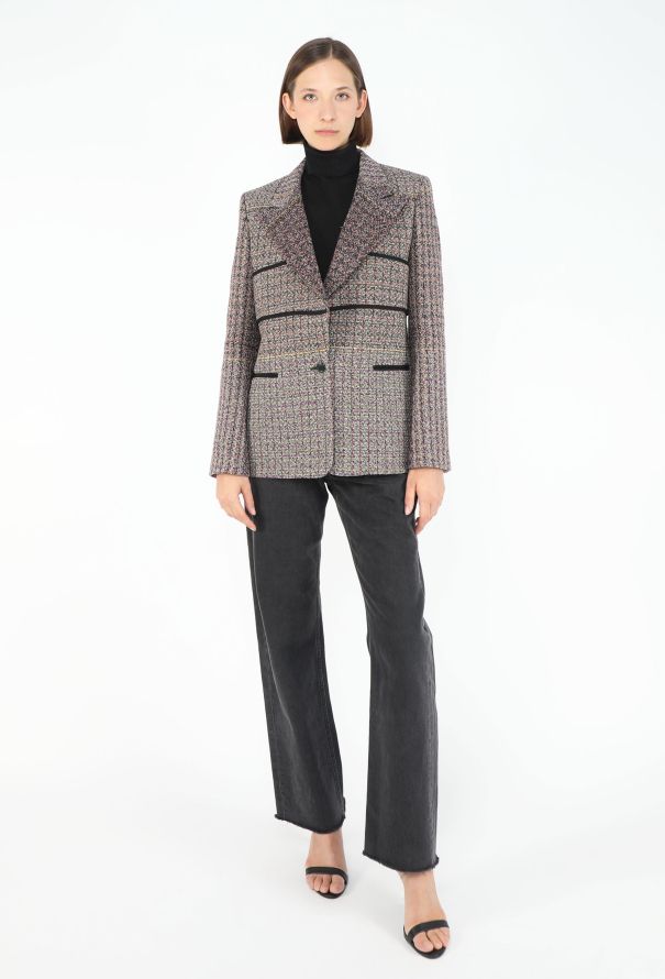 Céline Resort 2010 Notched Tweed Blazer - 5