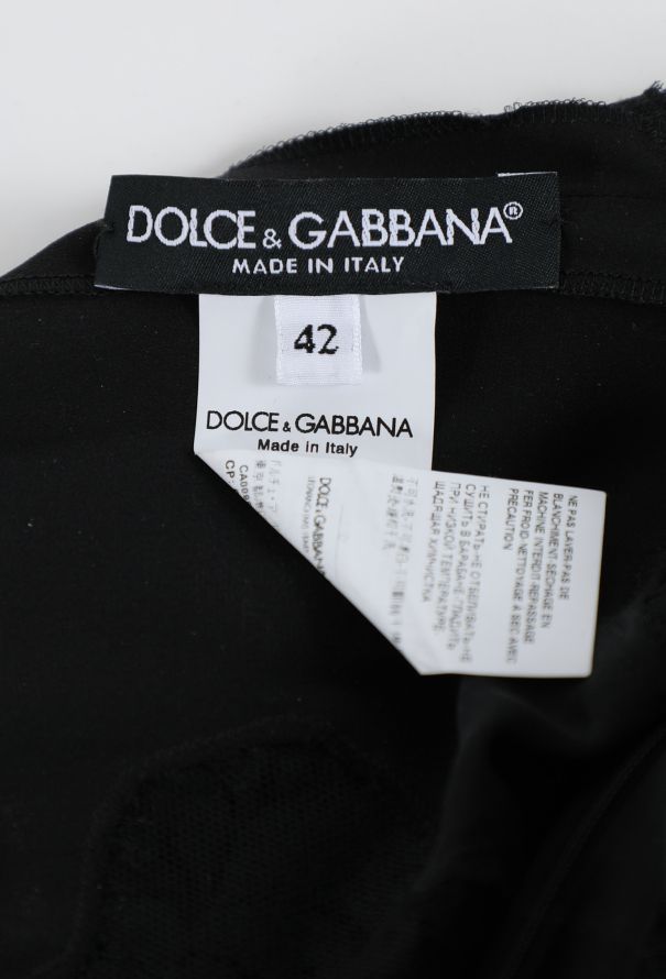 Dolce & Gabbana 2025 Charmeuse & Lace Midi Dress - 5