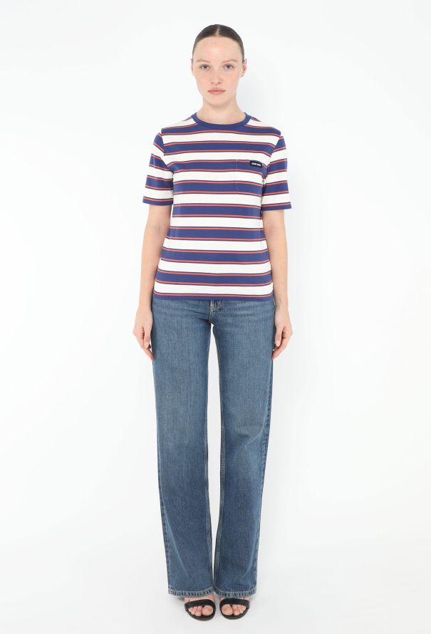 Miu Miu S/S 2024 Striped T-Shirt - 3