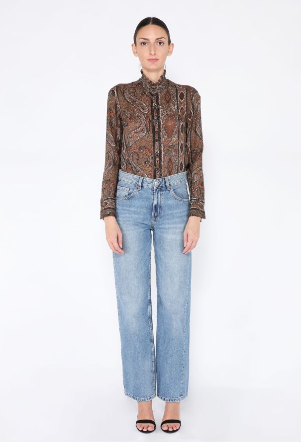 Céline 2020 Paisley Print Blouse - 2
