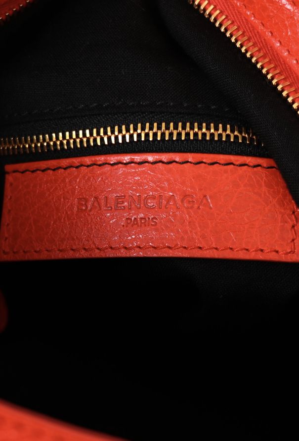 Balenciaga Orange Lambskin Velo Bag - 12 Balenciaga Orange Lambskin Velo Bag - 12